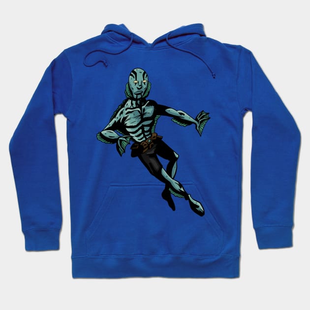 Abe Sapien Hoodie by Black Snow Comics